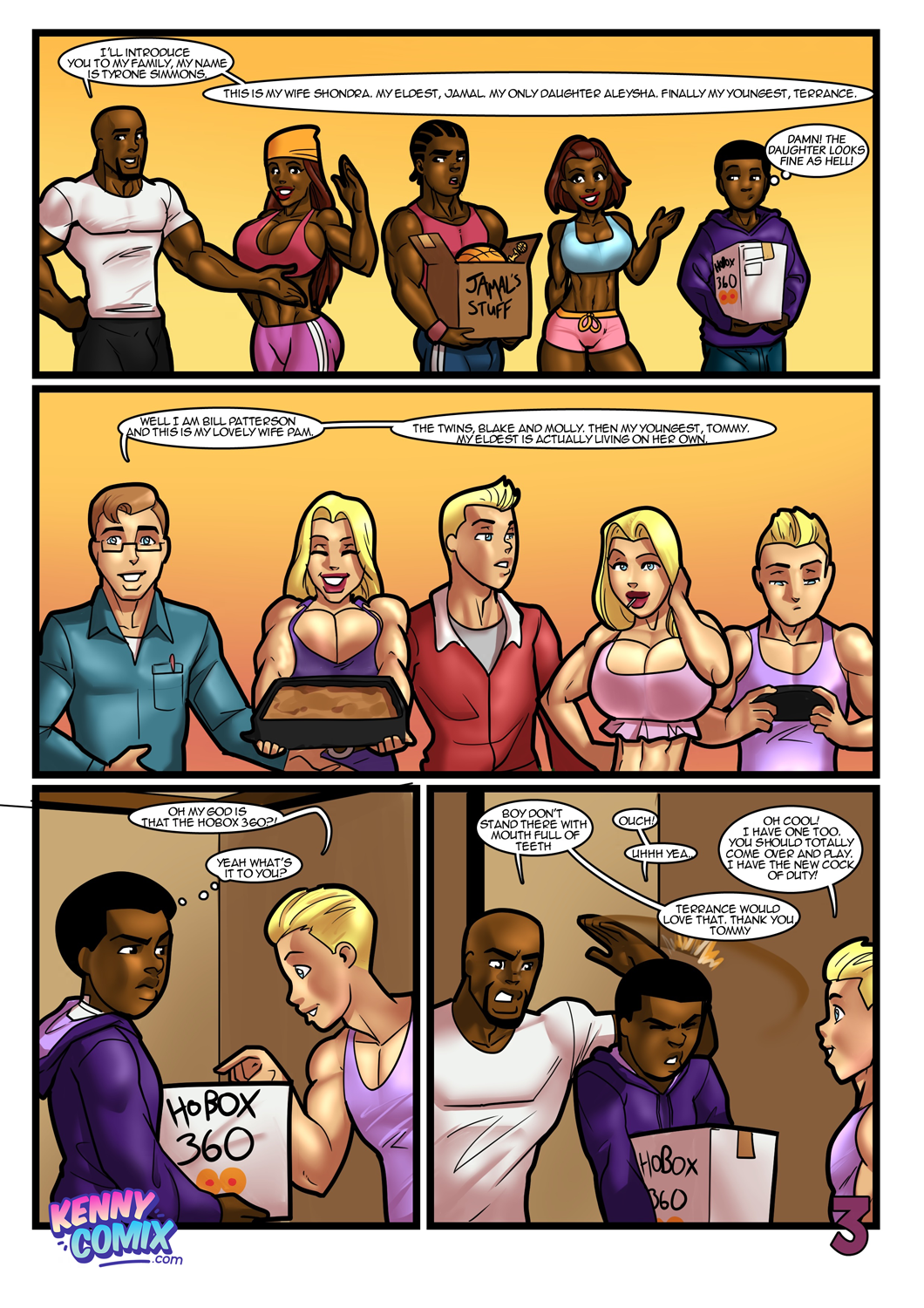 Interracial Cartoon Porn Comics - Interracial Porn Comic Meet the Neighbors Ð²Ð‚â€œ Moving In ...