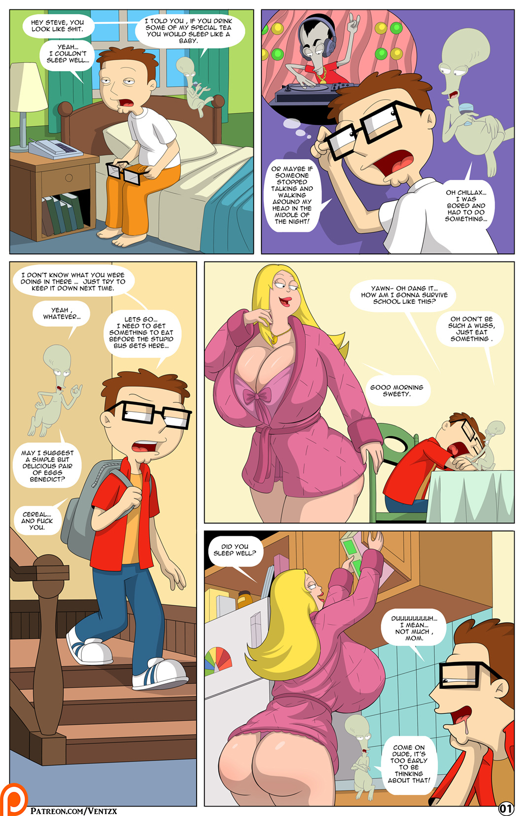 1063px x 1654px - Arabatos Sex Comics - Tales Of An American Son parody on ...