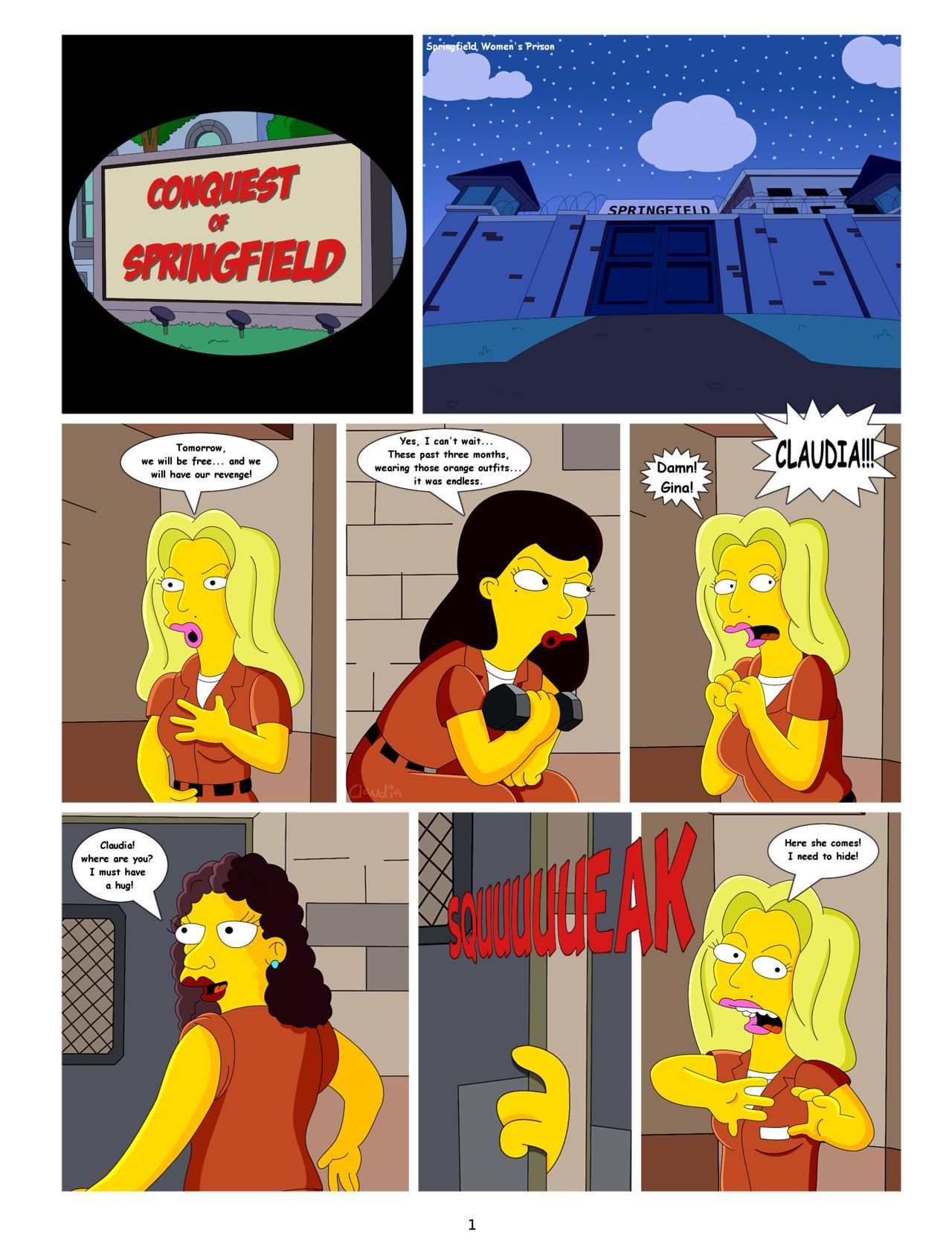 American Dad Lesbian Porn Comics - The Simpsons Sex Comixs - Conquest of Springfield 2 - Porn ...