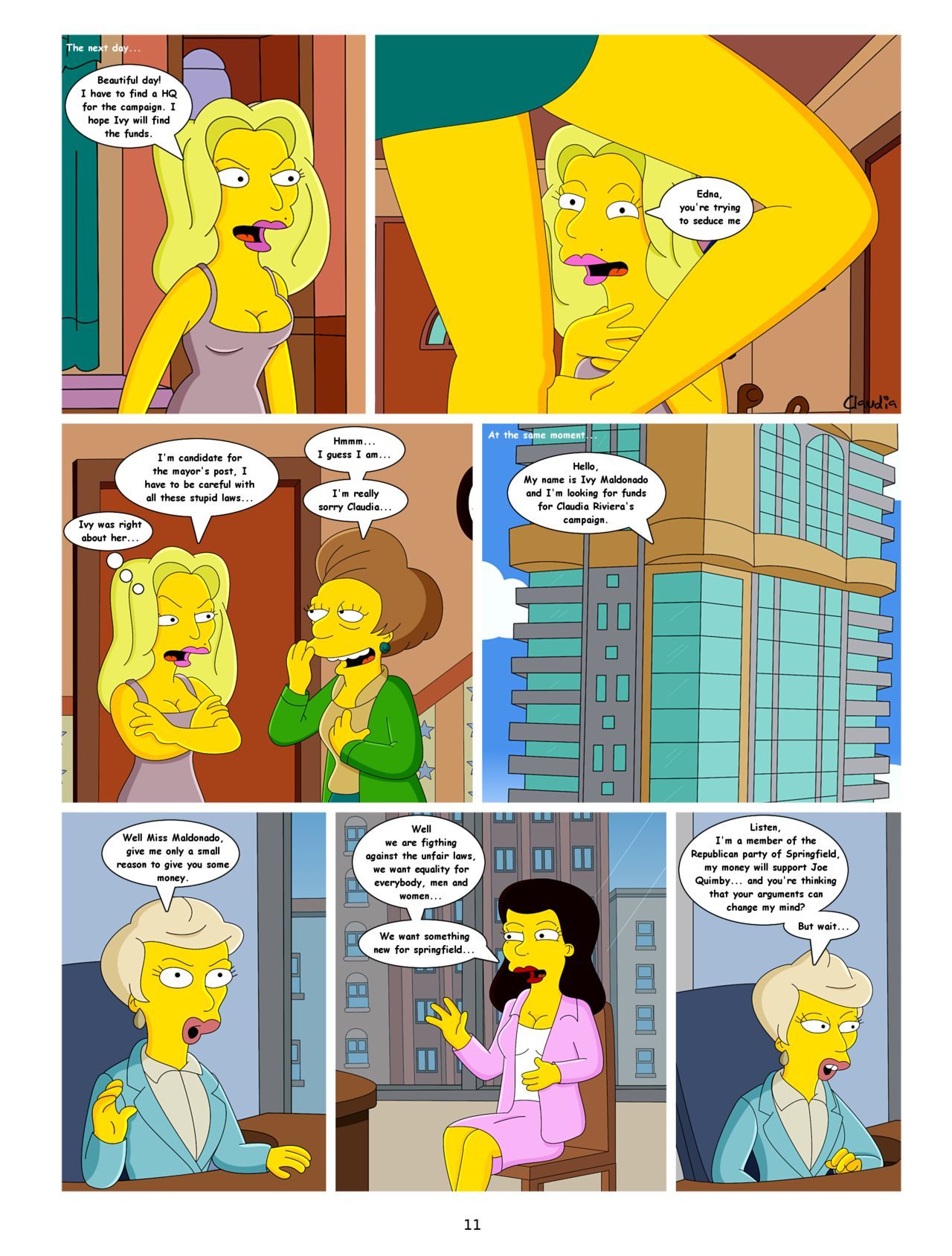 Simpsons Futurama Multiverse Comic Porn - The Simpsons Sex Comixs - Conquest of Springfield 2 - Porn ...