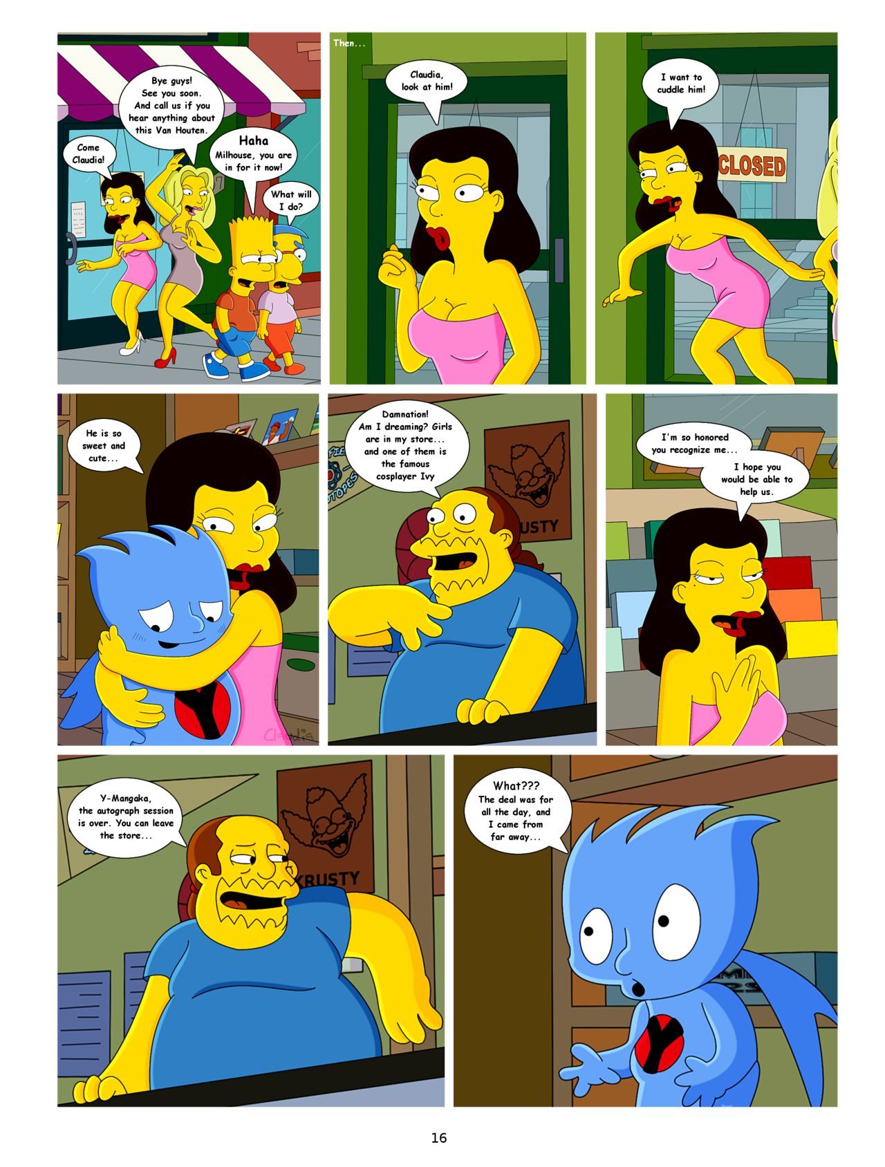 Lesbian Teacher Porn Comics - The Simpsons Sex Comixs - Conquest of Springfield 2 - Porn ...