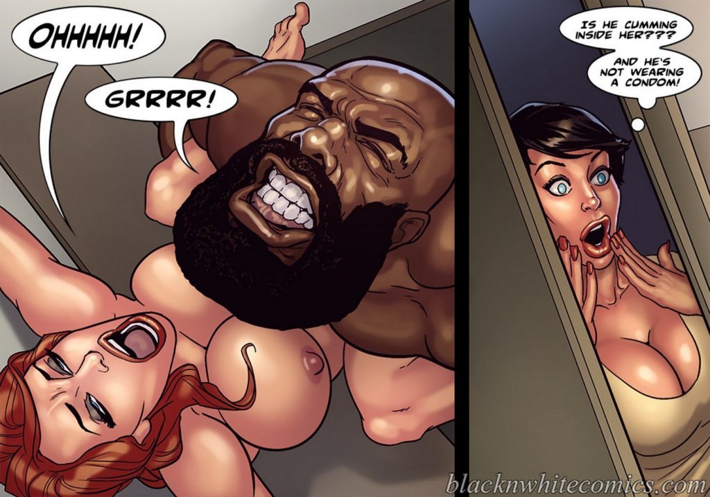Adult Interracial Hentai - Interracial Sex Comics - BlacknWhite Art Class p.1 - Porn ...