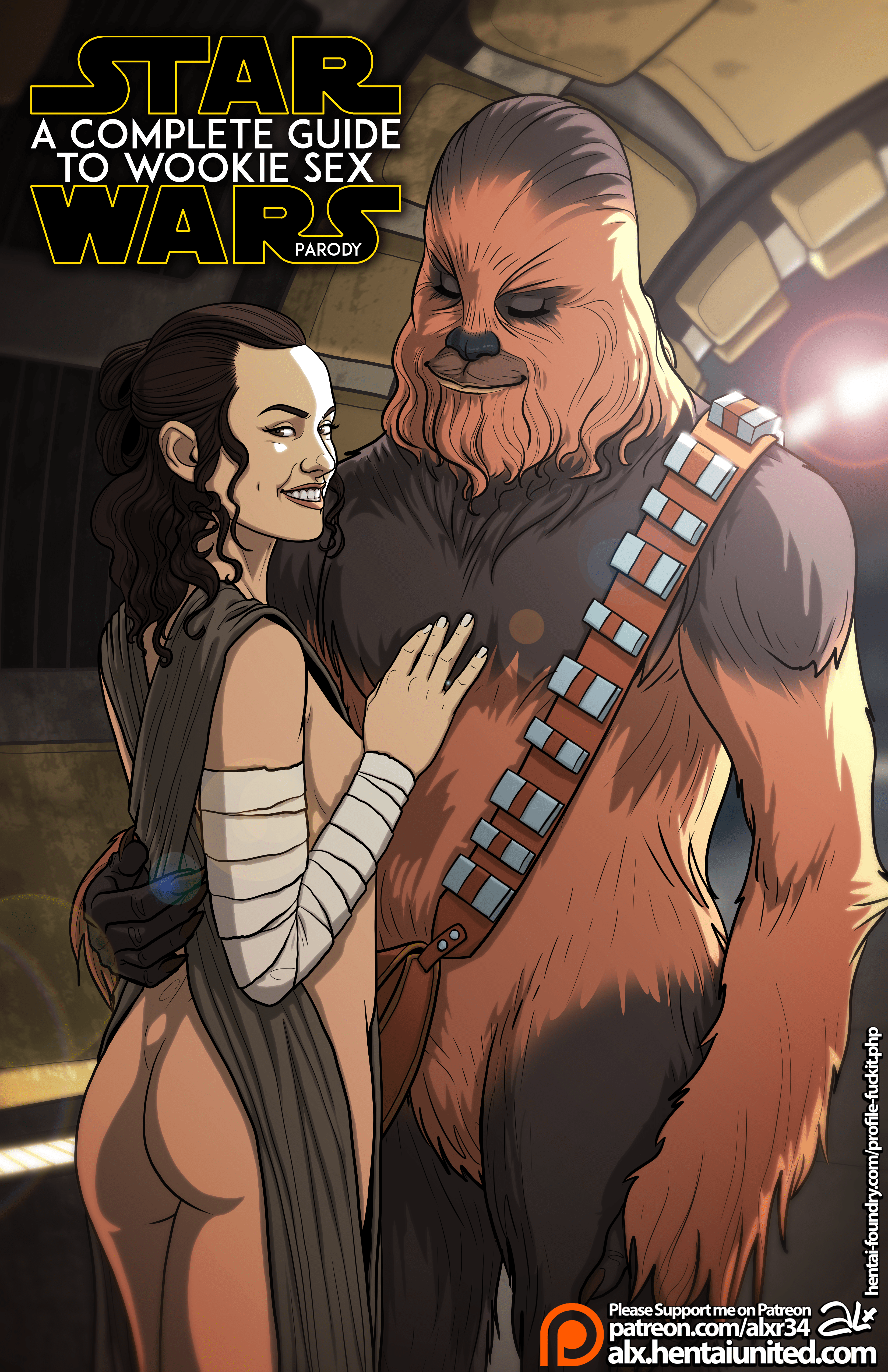 Star Wars Sex Parody - Star Wars A Complete Guide to Wookie Sex Parody Sex Comics ...